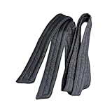 TWISAXC Définir la taille avec ceinture de doudoune à nouer à nouer Accessoire chic et polyvalent Manteau en duvet Ceinture Pardessus Taille Léger Femmes Hiver Puffer Down, Noir mat, 180 cm