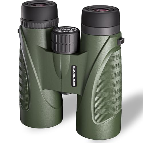 Binoculares 12x42 para adultos, prismas BAK4, impermeables miniatura 1
