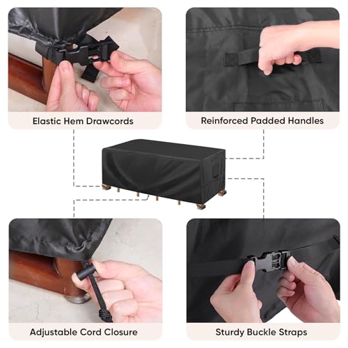 image for BALEINE Patio Furniture Covers, Outdoor Furniture Covers Waterproof, H