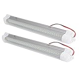 SAVING DE LUZ BRILLO - La tira de luz interior tiene una larga duración, baja potencia, protección del medio ambiente y durable, también tiene interruptor de encendido/apagado (Manual), súper brillante y fácil de usar.