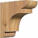 Ekena Millwork COR04X08X08NEB00SWR 3 1/2"W x 8"D x 8"H New Brighton Smooth Corbel, Western Red Cedar