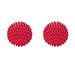 PowEver Pack of 2 Muscle Spiky Massage Balls, Hard Combo Foot Massage balls for Deep Tissue Foot Back Shoulder Massage Plantar Fasciitis Muscle Therapy