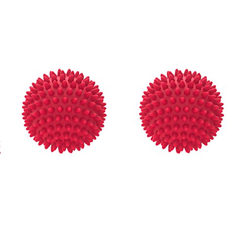 PowEver Pack of 2 Muscle Spiky Massage Balls, Hard Combo Foot Massage Balls
