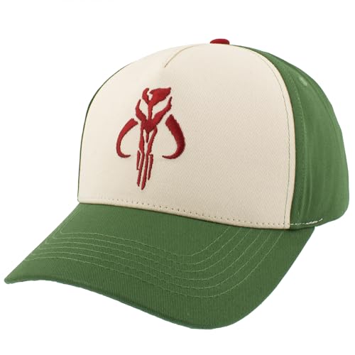 Star Wars Boba Fett Mandalorian Logo Snapback Hat...