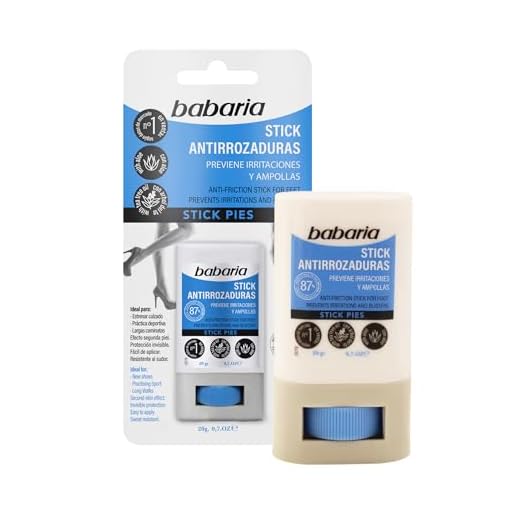 Babaria - Stick Antirrozaduras Para Pies – Antifricción | Anti Rozaduras para deportistas | Previene Ampollas | Ideal Para Estrenar Zapatos | Resistente Al Sudor | Ingredientes Naturales | Vegano