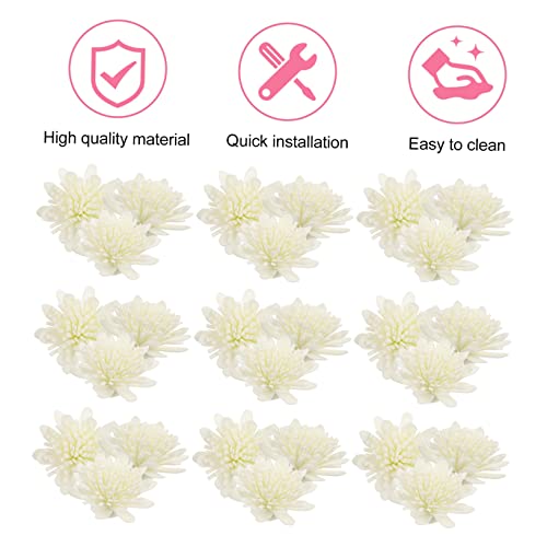 100 flores difusoras artificiales Crisantemo para auto miniatura 5
