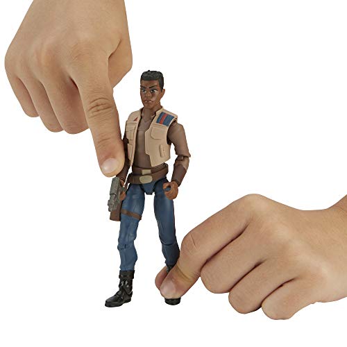 Star Wars Galaxy Of Adventures The Rise Of Skywalker Finn 5"-Scale Action Figure Toy With Fun Blaster Action Movement #TOP7