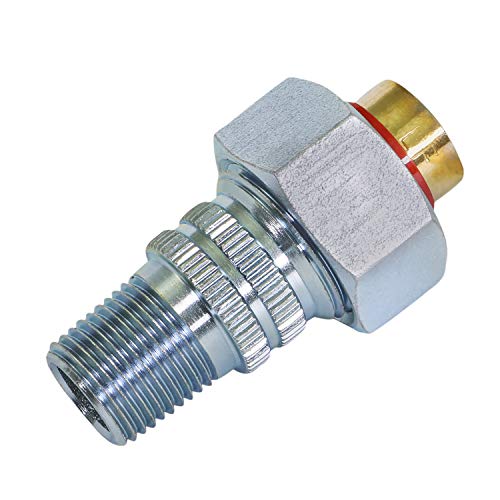 Image of Midline Valve EVNT0034-OM-5 Dielectric Union Pipe Fitting; 3 /4 in. MIP x SWT ; Reduces Electrolysis; Brass x Stainless Steel (5 Pack)