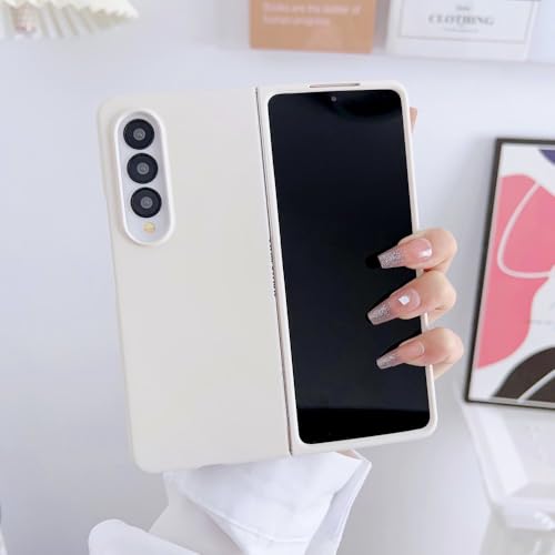 Coque Rigide Galaxy Z Fold 5 4 3 Protection Anti-Rayures Blanche