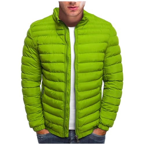 Men's Jacket Winter Puffer Jacket Fleece Warm Lightweight Coat Outerwear Cold Weather Jackets, M-3XL