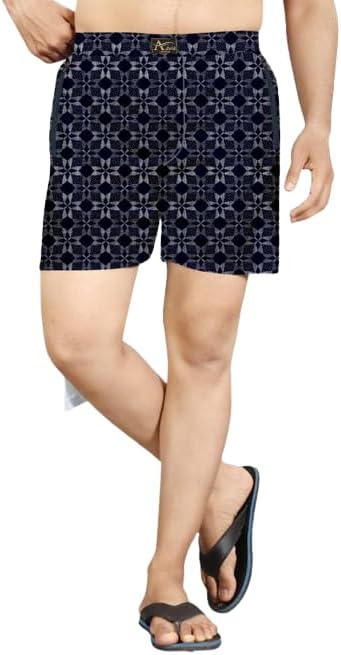 Hook Fit Men's Cotton Printed Boxers Shorts