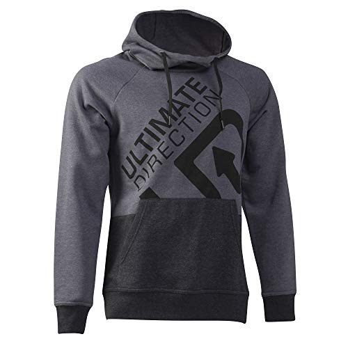 Ultimate Direction Men's Soft Cotton Hoodie Pullover, Active Insulation Sports Jacket