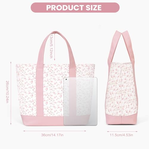 Bolso Tote pequeño para mujer con diseño Floral miniatura 6