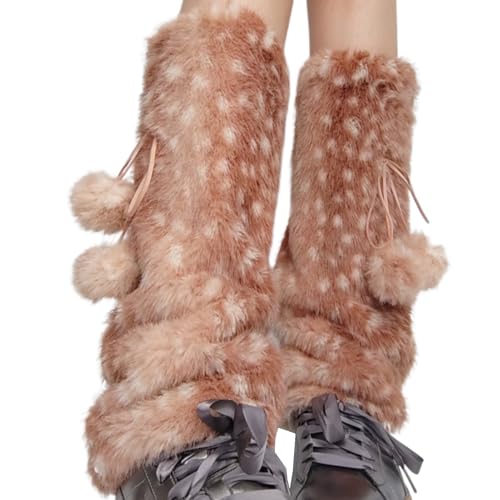Bonitos calentadores de piernas, calentadores de piernas de punto, calentadores de piernas, calentadores de punto suave para mujer, mangas cálidas de invierno para botas, calcetines largos de moda
