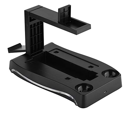 Wendry Charging Station for PS4 VR, with Blue LED Light Charger Dock Station Holder Bracket, for PS4 VR Controller Charging Station Dock Stand Charging