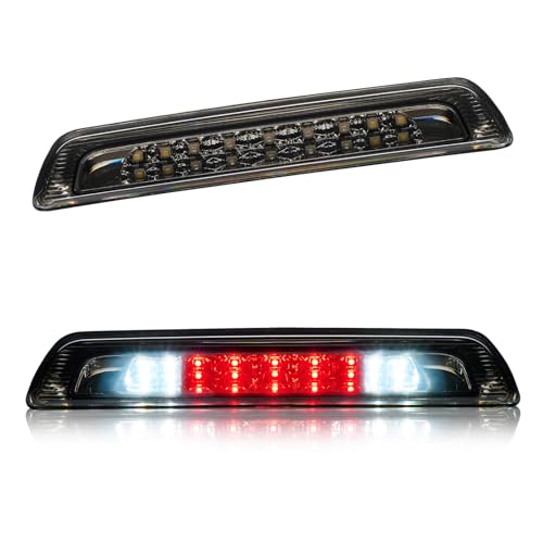 Image of Third 3rd Brake Light LED for 2007-2020 Toyota Tundra, High Mount Rear Brake Lights Assembly for 07-20 Tundra, Waterproof Center Cab Cargo Lamp Stop Light (Smoke)