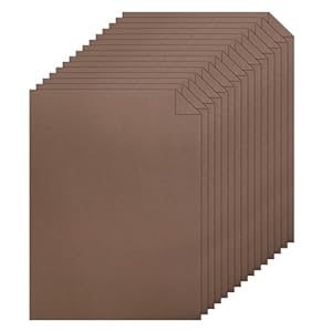 28 Sheets Coffee Color Cardstock 8.5 x 11 Craft Paper, 92lb Chocolate Brown Card Stock for DIY Card Making, Greeting Cards, Invitations, Party, Invitations