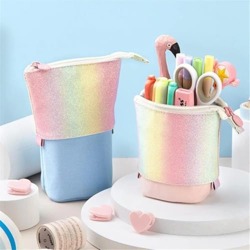 Image of Storio Pencil Box Pouch for School Kids Girls & Boys Aesthetic | Cute Stationary Compass Box Case Organiser Office School Supplies - Color As per Availability Multicolour