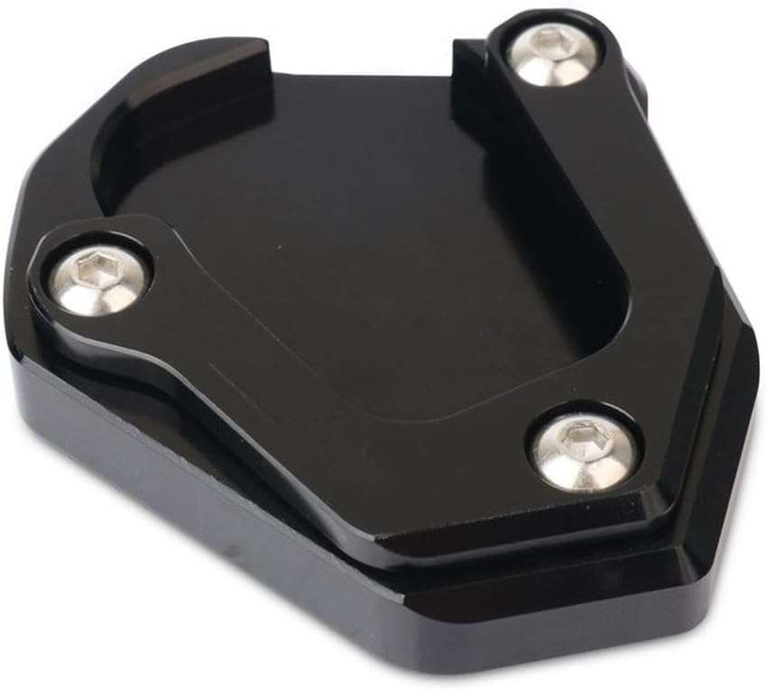 Motorcycle CNC Kickstand Foot Side Stand Extension Pad Support Plate Enlarge For DS525X DS625X(Titanium)