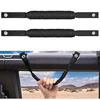 2 Stück Bronco Zubehör Überrollbügel-Haltegriffe, Paracord-Griffe, Ersatz für Bronco Interior 2021 2022 2023 2024, 2/4-Türer, 4 Stück (nicht für Bronco Sport)