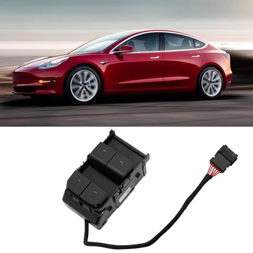 Image of Jaronx Compatible with Tesla Model 3 Window Switch, Left Front Driver Side | Power Master Window Switch for Tesla Model 3 2021 2022 2023 2024, Replace for 1081037-02-G