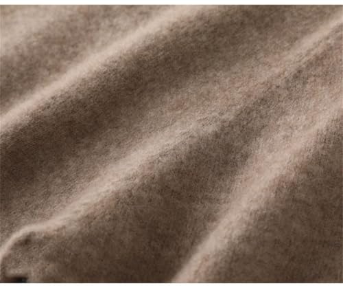 Men's Long Sleeve Sweater Solid Color Round Neck Loose Knitting Sweater Pullover 5