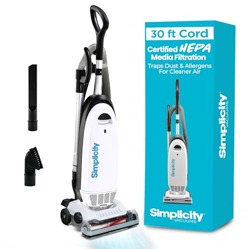 Simplicity Vacuums Allergy Bagged Vacuum Cleaners for...