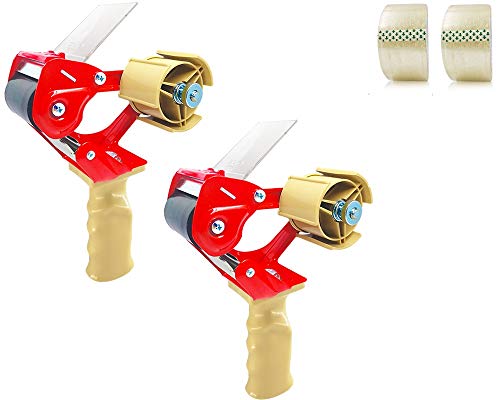 Elepa Packing Tape Dispenser Gun–Ergonomic Heavy Duty, 2 Inch Wide, Elepa Sealing Cutter, Used for Warehouse Storage Packaging, Carton Sealing
