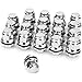 KSP 20PC 12x1.5 Thread Pitch, Hex 13/16'' (21mm) Chrome Mag Style Lug Nuts with Washer Closed End for Factory Aluminum Wheels, OE Lug Nuts