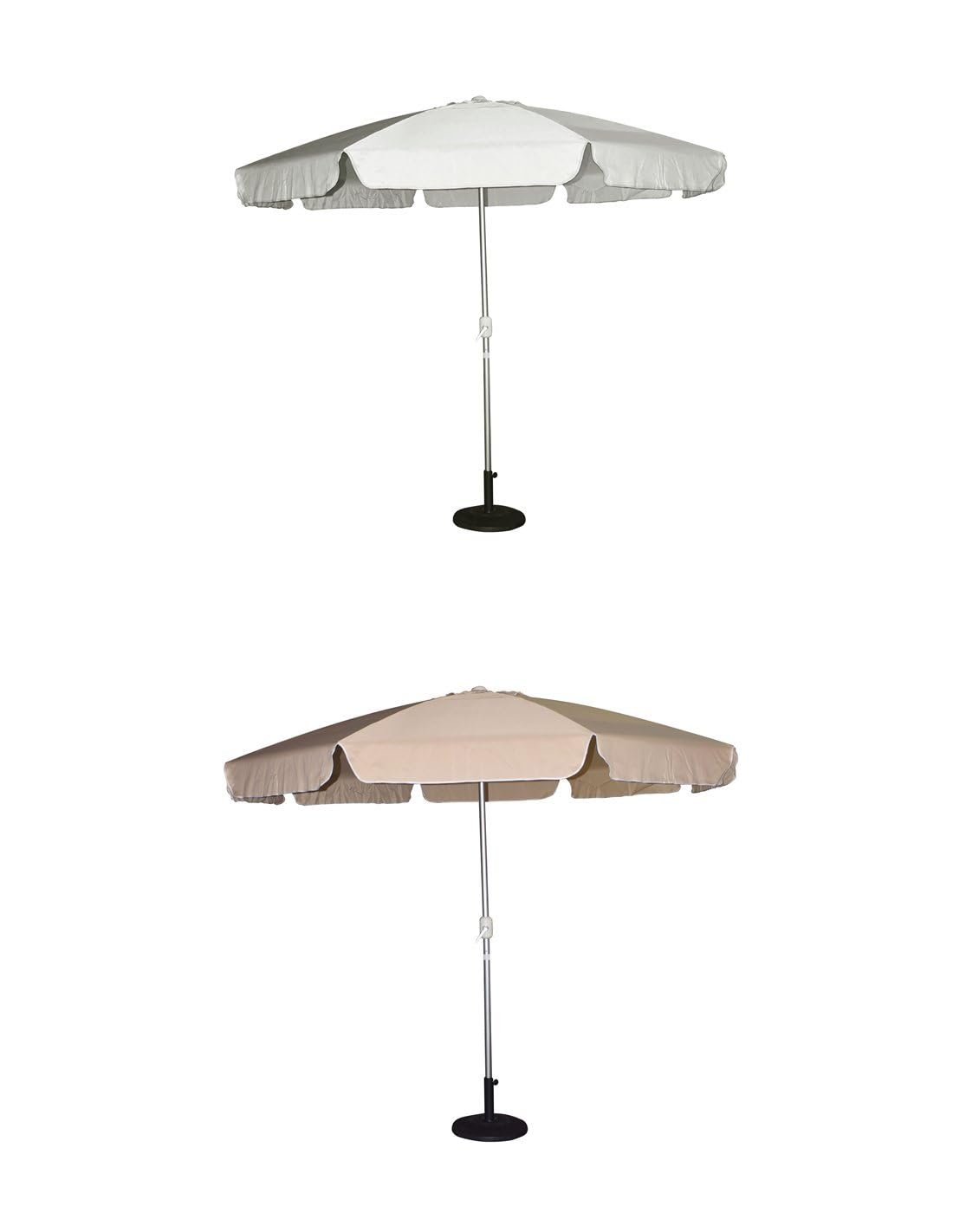 Jardin202 - Sombrilla de Jardín Grande 3 Metros – Parasol con Funda, Techo Doble y 8 varillas