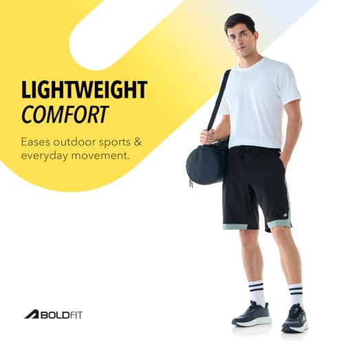 Image of Boldfit Shorts Pant for Men, Breathable, Quick Dry, Lightweight Gym Shorts for Men Workout with Pockets Sports Shorts for Man