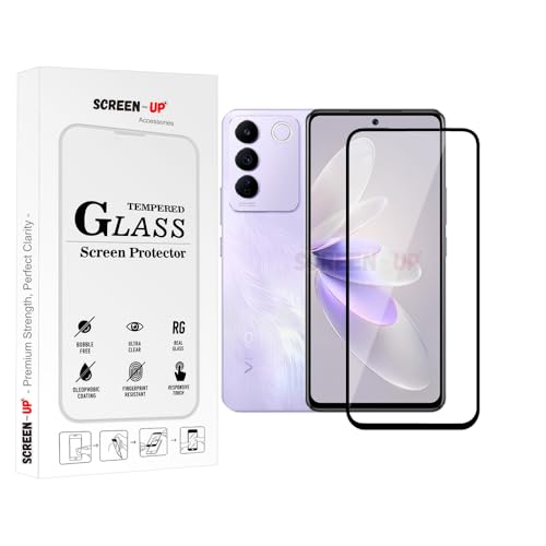 Image of ScreenUp Tempered Glass For vivo S16e - Ultra Clear, 9H Scratch Resistant, Full Coverage, Easy Install Screen Protector