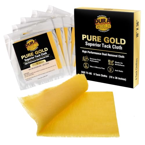 Dura-Gold - Pure Gold Superior Tack Cloth (Pack of 12), Wood...