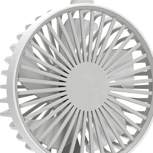 Ventilador de mano recargable portátil ideal para casa, picnic y camping 8