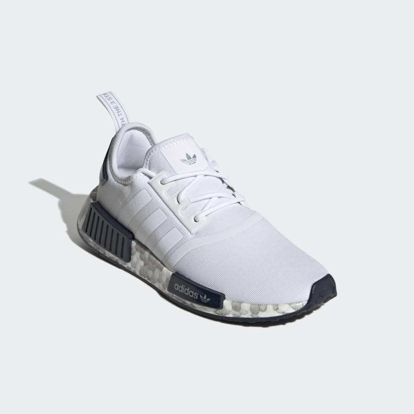 adidas Womens NMD R1 Lace Up Sneakers Shoes Casual - White4