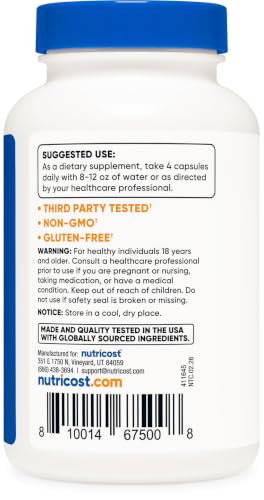 Nutricost L-Leucine Capsules