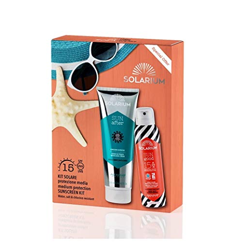 SOLARIUM KIT SOLARE PROTEZIONE MEDIA VISO E CORPO - 15 SPF