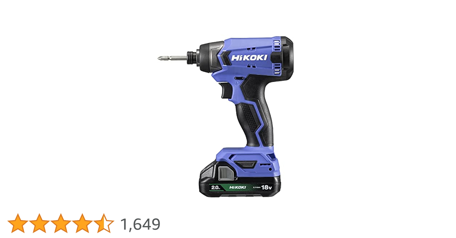 日立 - HIKOKI FWH18DA HiKOKI(旧 日立工機) 18V コードレスインパクトドライバ FWH18DA