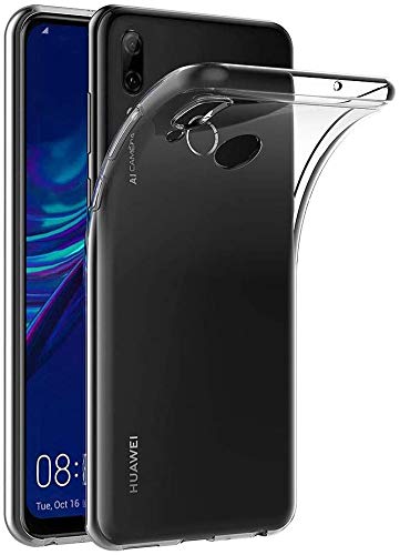 Captor Cover Trasparente per Huawei P Smart 2019 Honor 10 Lite, Custodia TPU in Silicone Flessibile Morbida e Sottile, Protezione Alta Qualità con Bordo Rialzato per Schermo e Fotocamera
