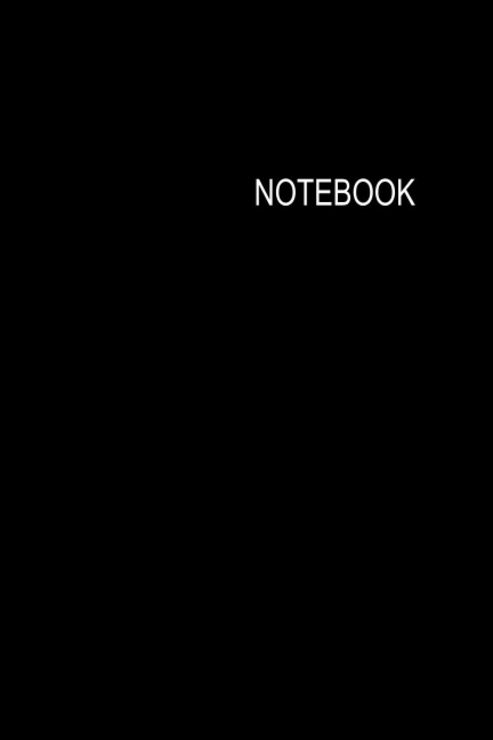 Carnet de notes ligné au design épuré et finition noire mate de qualité