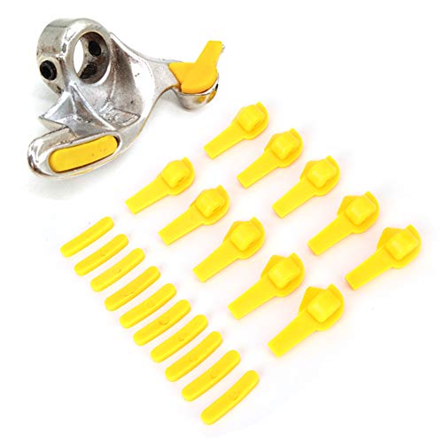 Image of Pissente ABS Plastic Tire Changer Mount Protector, 20 Pieces Rim Demount Head Duck Insert for Tyre Changing Equipment
