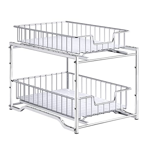 Simple Trending Vertikaler Badezimmer-Organizer mit 2 Ebenen Cover