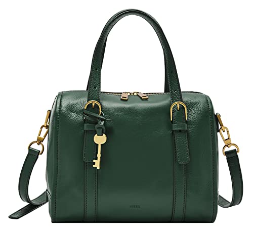 Fossil Carlie Satchel Pine Green