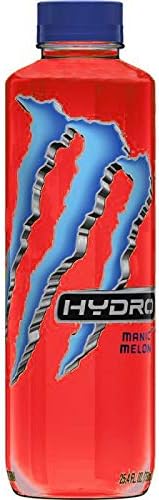 Monster Energy Hydro 25.4 ounce bottles (Manic Melon)
