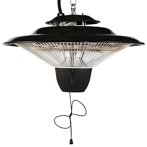 Heizstrahler Hängend 2000W, Elektrischer Heizpilz Mit Sicherheitsschutz, infrarot heizstrahler terrasse für die Wintergarten