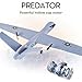 Toyvanta Z51 Predator RC Airplane - Brushless Motor 20 Mins Long Flight Time 2.4G 2CH RTF Remote Control Glider - Beginner Friendly Durable EPP Foam Aircraft 66cm Large Wingspan