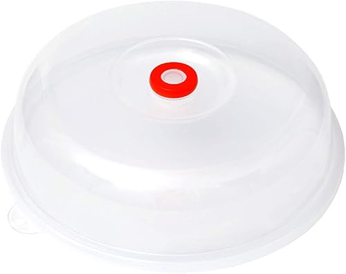 KINGZHUO Cubierta para microondas de 9 pulgadas, placa protectora de alimentos sin BPA y protector de salpicaduras