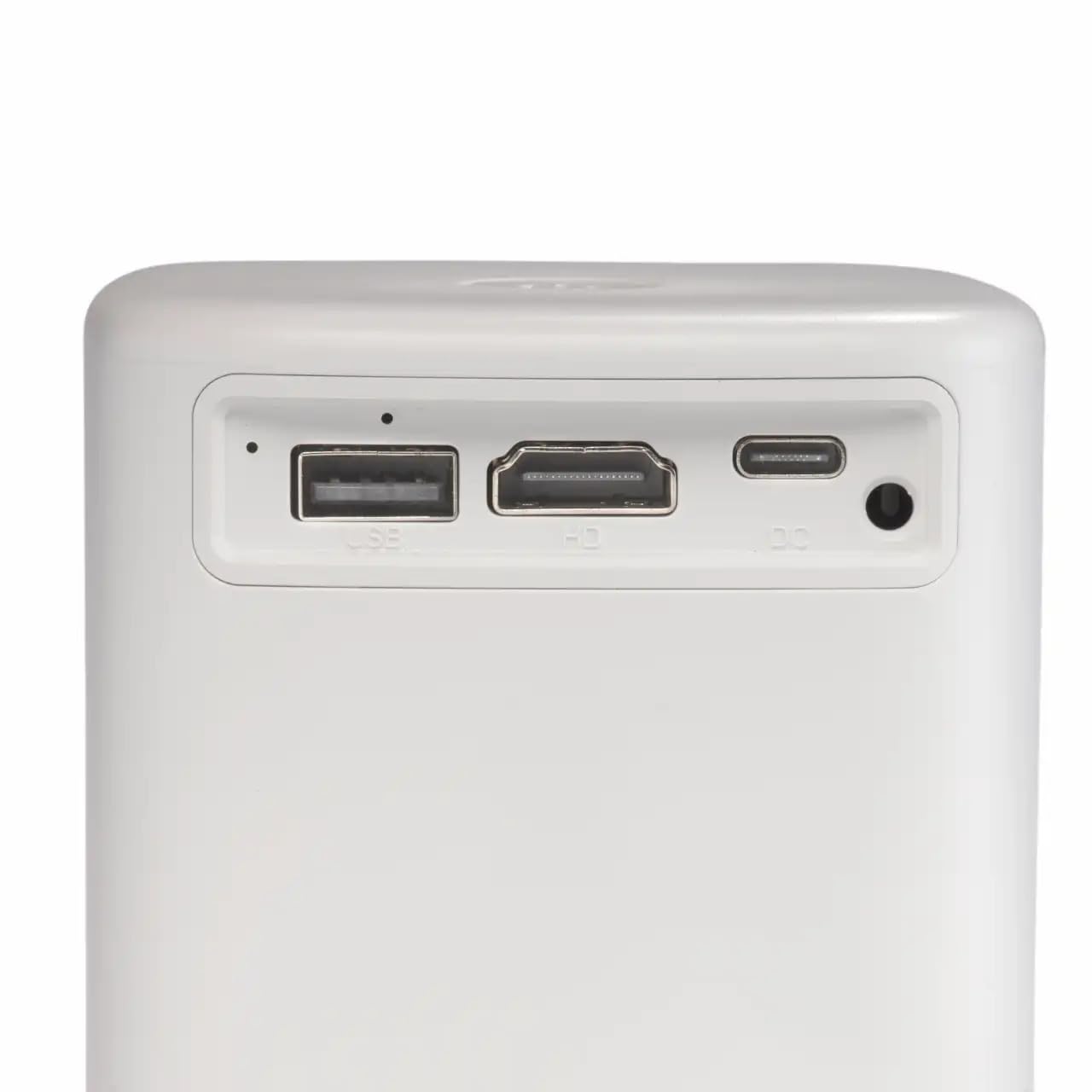 Denver PR-4700 Proiettore portatile 4K con batteria | 150 ANSI lumen, HDMI USB-A Bluetooth, 4K UHD 3840 x 2160p, per esterni e campeggio, durata della batteria di 2 ore