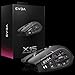 EVGA X15 MMO Gaming Mouse, 8k, Wired, Black, Customizable, 16,000 DPI, 5 Profiles, 20 Buttons, Ergonomic 904-W1-15BK-KR