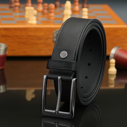 Custom Engraved Leather Belt for Men Personalized Gift for Him Wedding Birthday Christmas Present Handmade Genuine Leather Adjustable Strap Stylish Accessory High-End Craftsmanship Unique Keepsake4